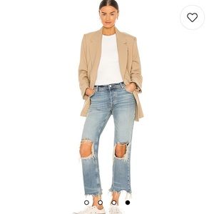 Free people Maggie mid rise straight leg jean